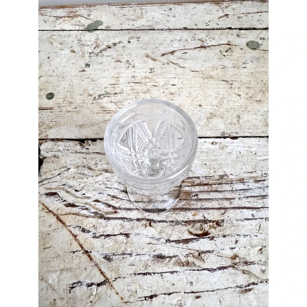 Antique‎ EAPG Co-Operative Flint No. 296 Cordial Glass 1oz 3.25" Diamond Pattern - Picture 2 of 7